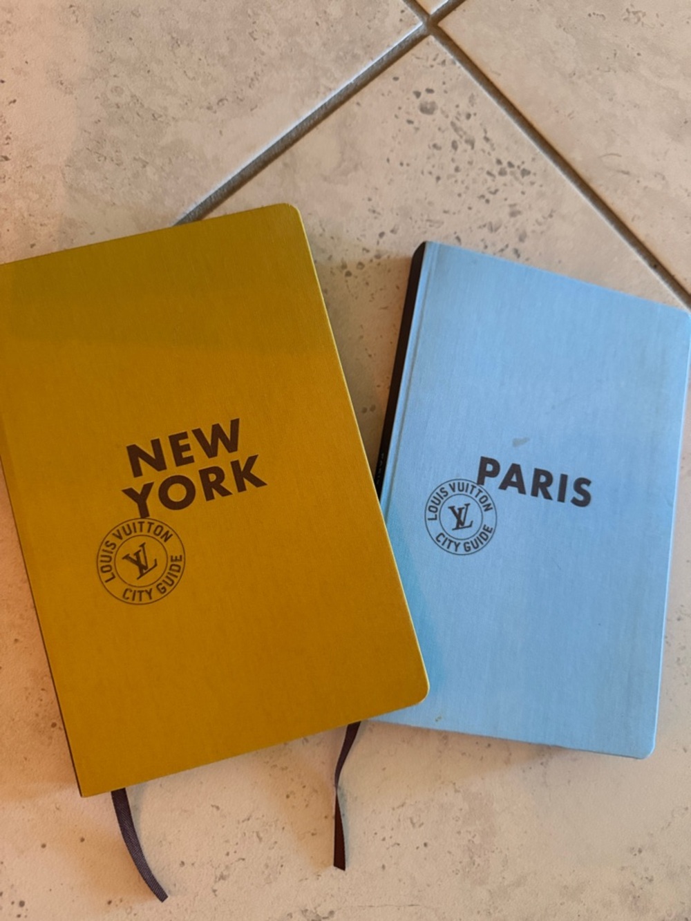 Louis Vuitton City Guide Notebooks - Mustard Yellow & Sky Blue